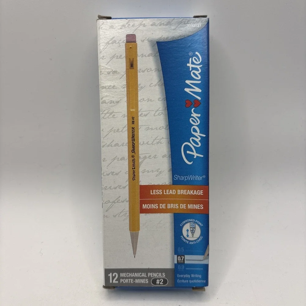 Paper Mate 2010 Sharpwriter Mechanical Pencils 0.7mm HB #2 Box of 12 (3030131)